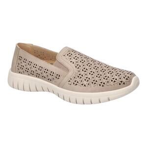 Easy Street Women's Mosaic Slip Resistant Sneakers Natural Size 7 1/2 WW
